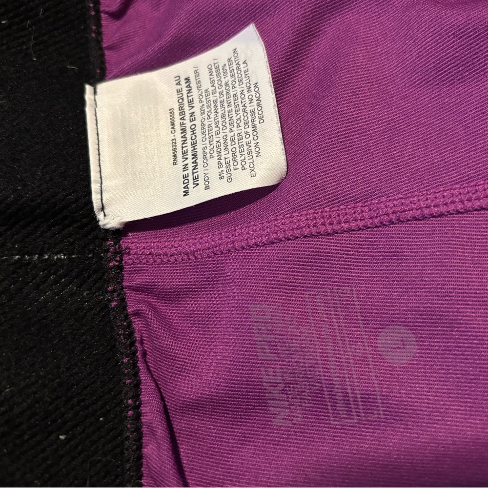 Nike Pro Purple Leggings - Picture 3 of 6